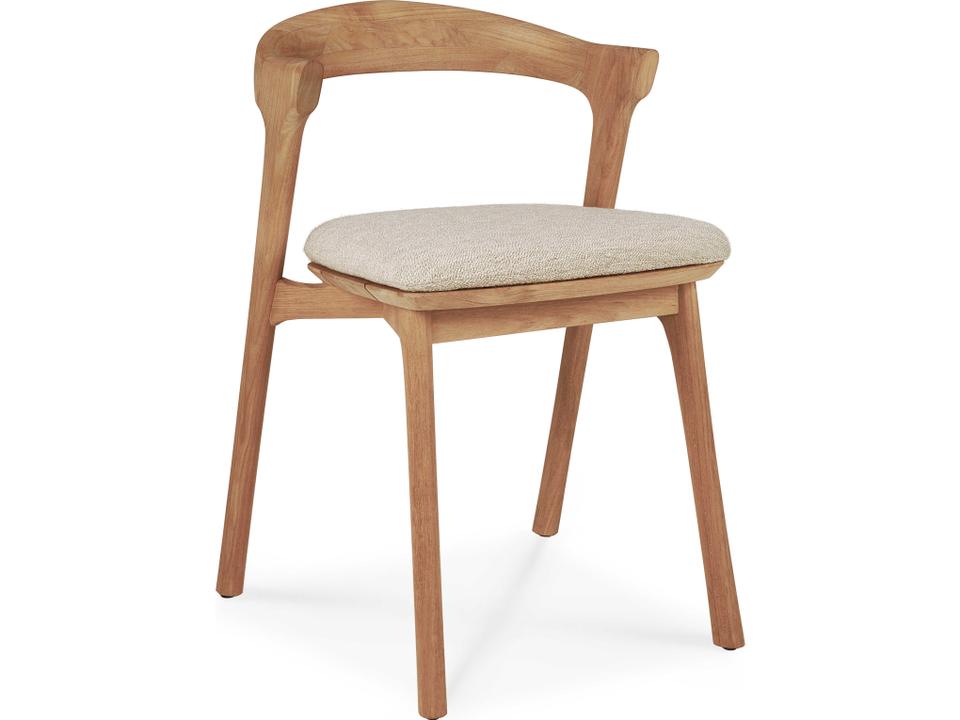 Bok Teak Dining Chair with Cushion in Natural