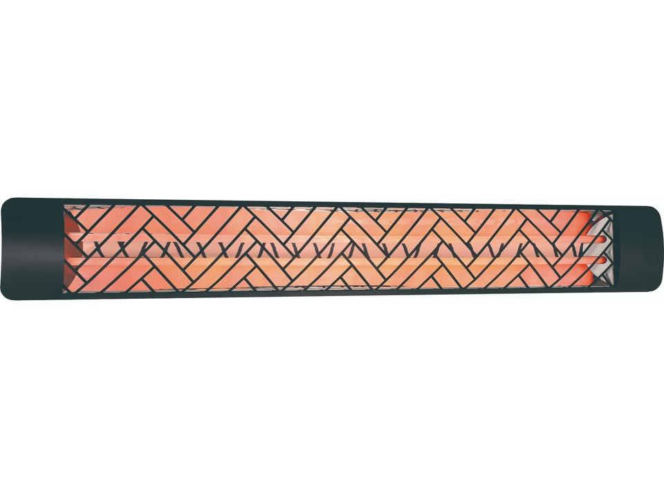 6000 Watt Electric Infrared Dual Element Patio Heater Decor Plate Chevron 240V
