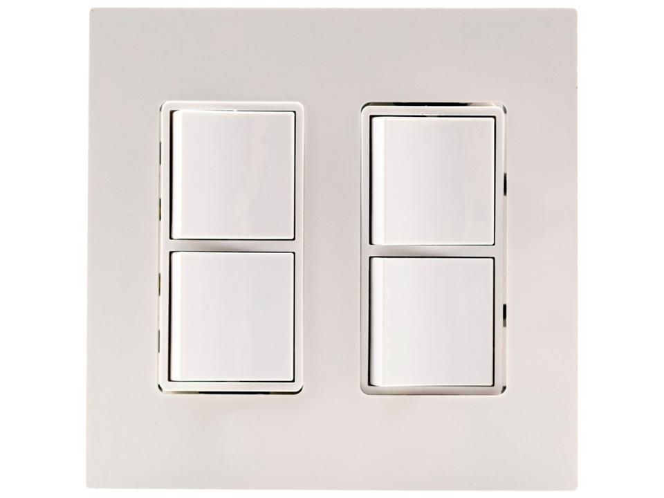 Dual Duplex Switch Wall Plate and Gang Box 20 Amp Per Pole
