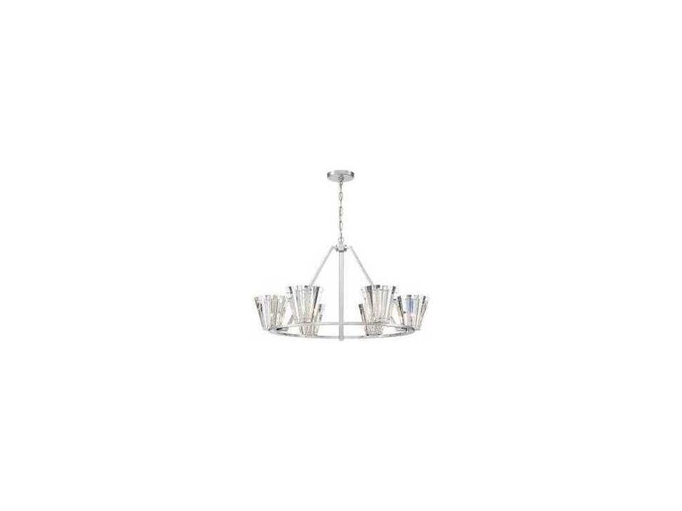 Ricca 6-Light Chrome Chandelier