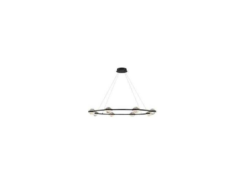Circolo Black Globe Chandelier