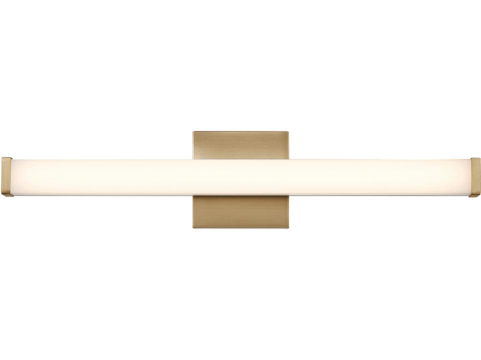 Ronning Linear LED Wall Light in Gold with Selectable Color Temperature