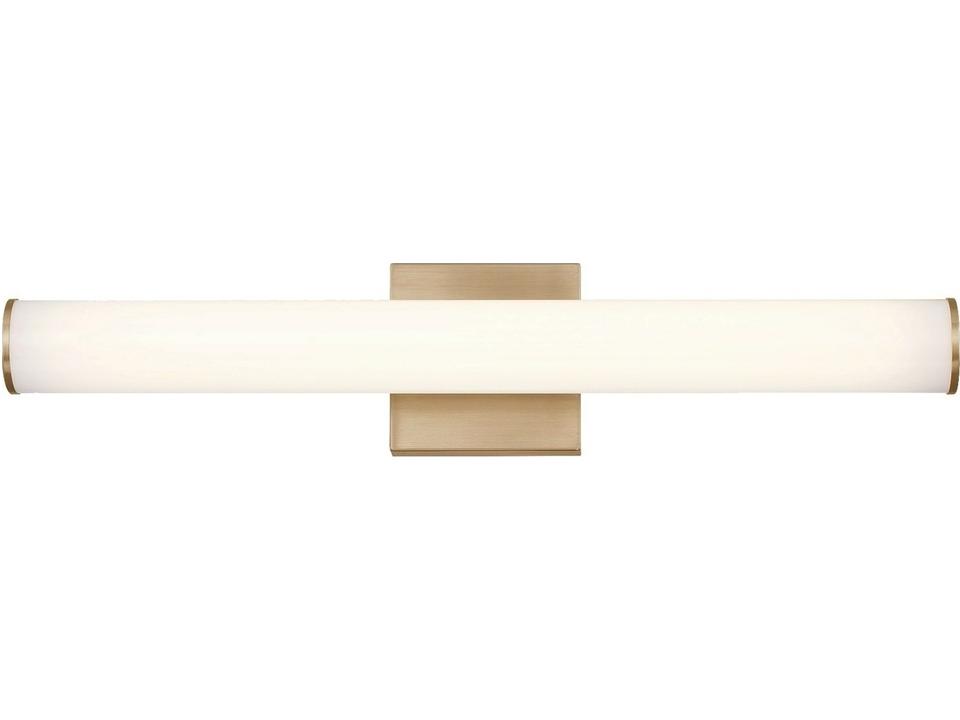 Stepridge 24-Inch Integrated LED Outdoor Wall Sconce in Gold