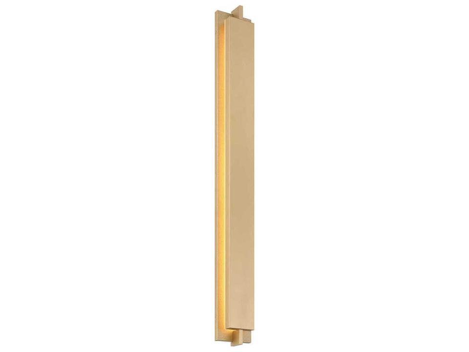 Tribek 1-Light 46-Inch Outdoor Wall Sconce in Gold