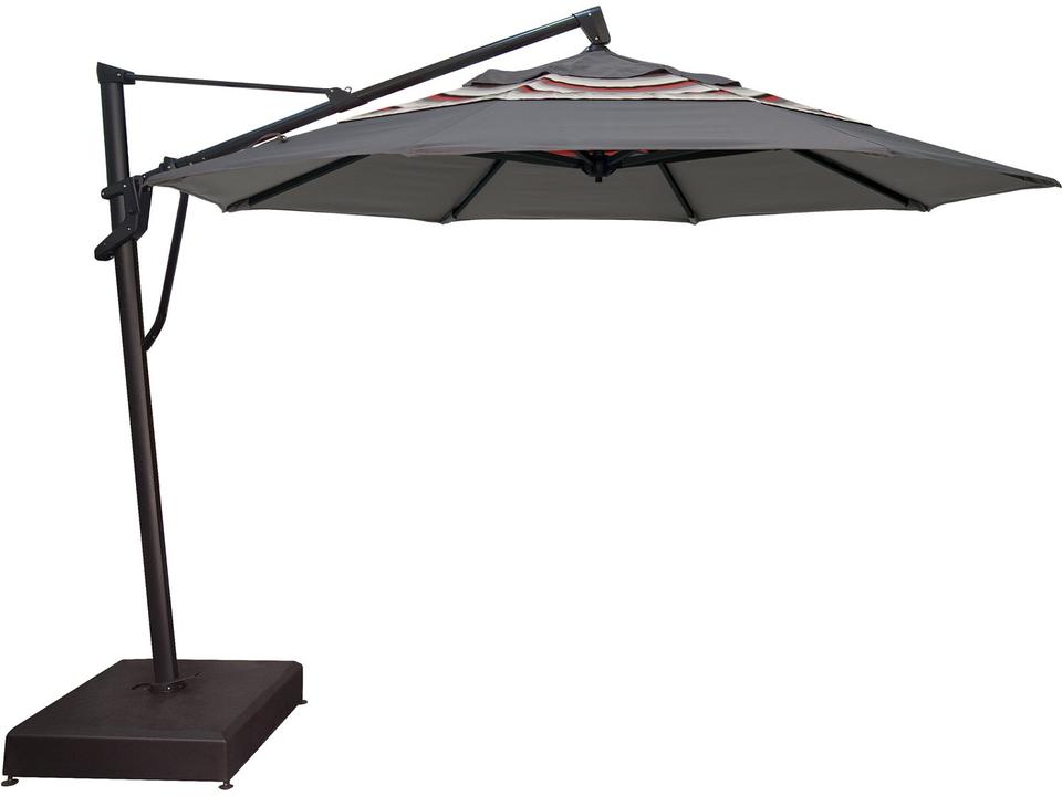 AKZ PLUS 13-Foot Octagon Cantilever Patio Umbrella with Easy Tilt and 360-Degree Rotation