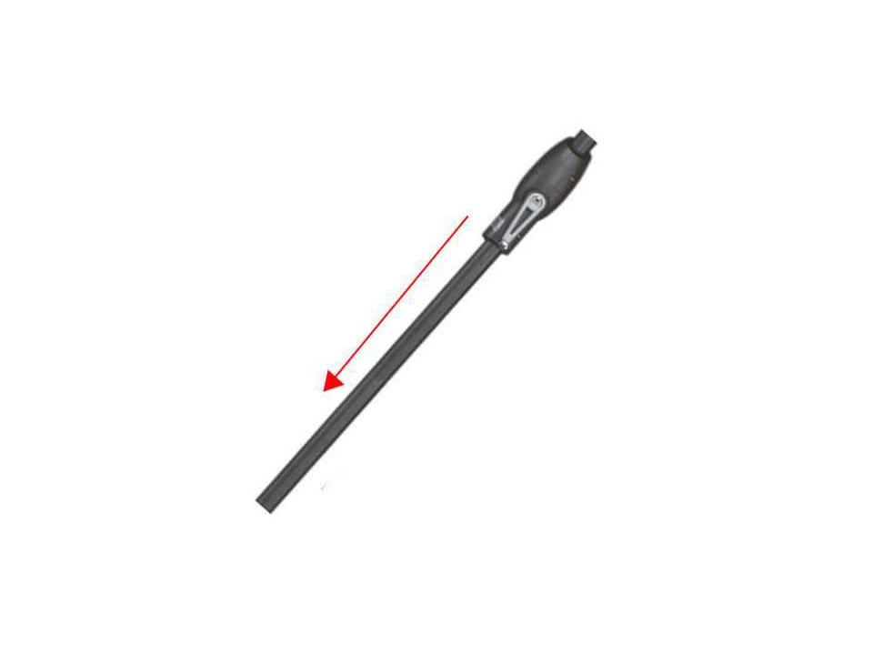 45 Inch Bar Height Aluminum Umbrella Pole in Bronze
