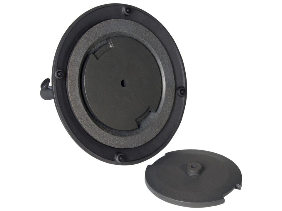 30 lb Cast Iron Add-on Umbrella Base Weight in Black