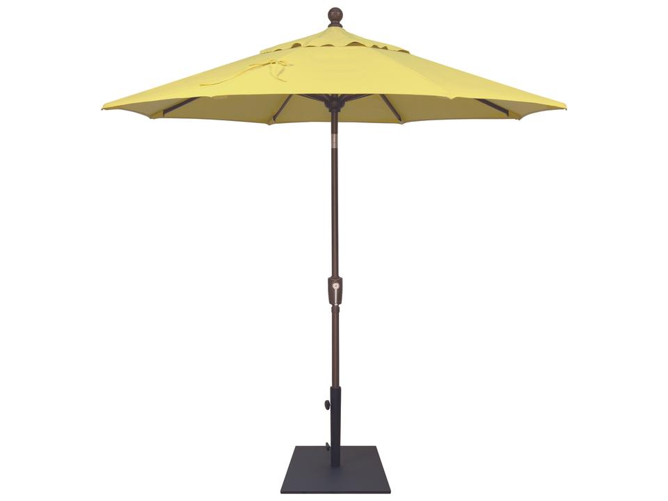 jeco 9 aluminum market patio umbrella with crank in brown 9' Wooden accelerates aging Jeco 9ft. Aluminum Patio Market