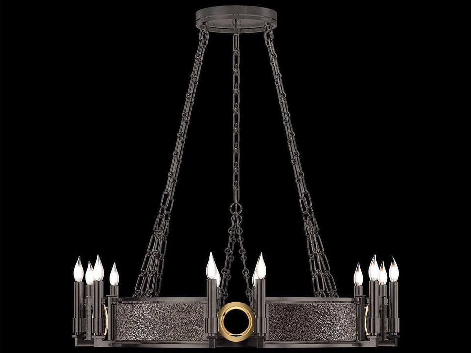 Mirage 12-Light Traditional Candelabra Round Chandelier