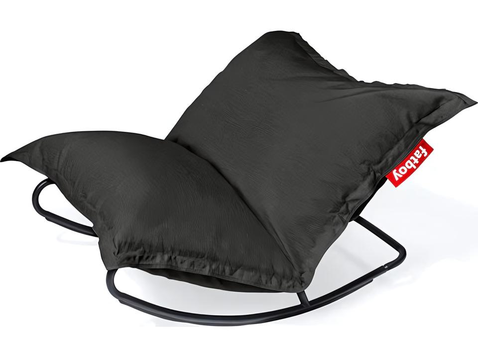 OOriginal Bean Bag Chair Rock 'n Roll Rocker Bundle in Thunder Grey
