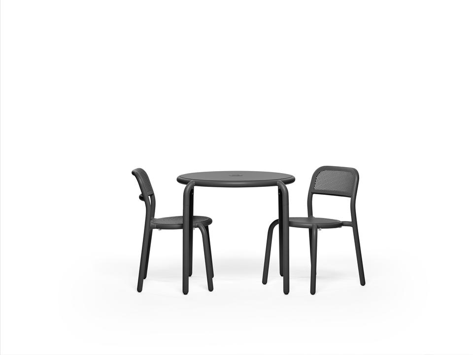Toni Bistro Set in Anthracite