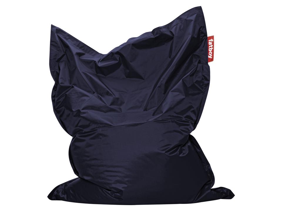 Original Iconic Nylon Bean Bag Chair in Blue