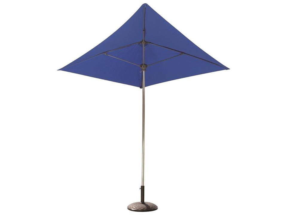 7 ft square patio umbrella 7Ft Scalloped in locking button Fiberbuilt Prestige Nitro Aluminum 7