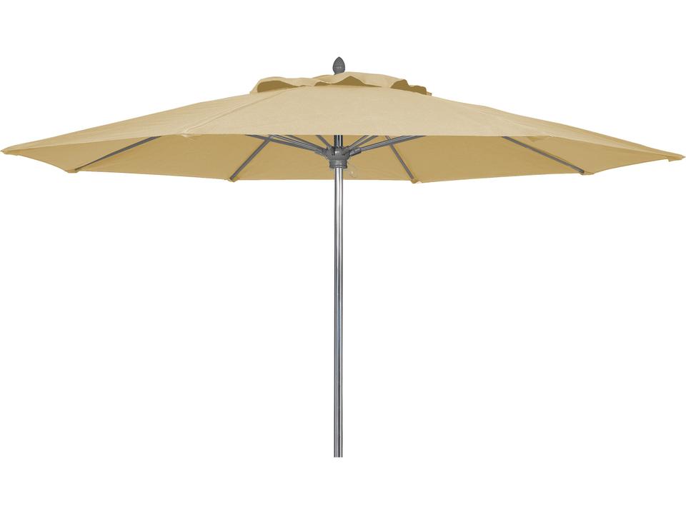 fiberbuilt wind resistant patio umbrella 9 ft. Alunimum : Patio, Lawn & Garden Primarily for light duty locations this valance style umbrella features a vinyl coated weave canopy (available in 10 colors) and a two piece 1 1/2 diameter pole with a .065 aluminum wall thickness and is available in three powder coat finish colors FiberBuilt 9 ft. Aluminum Wind