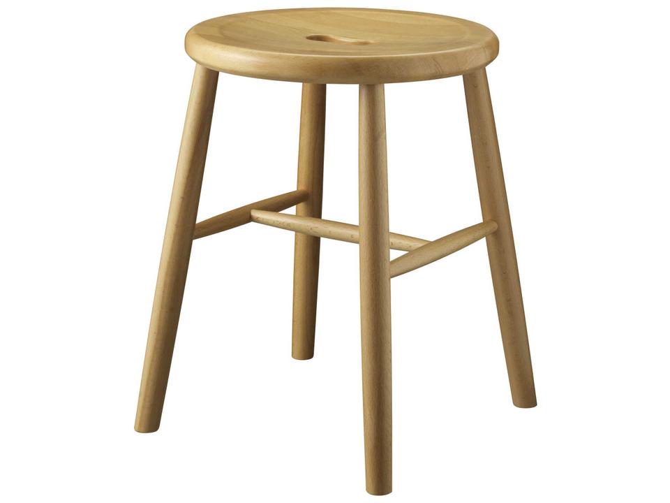 J27 Natural Beige Accent Stool