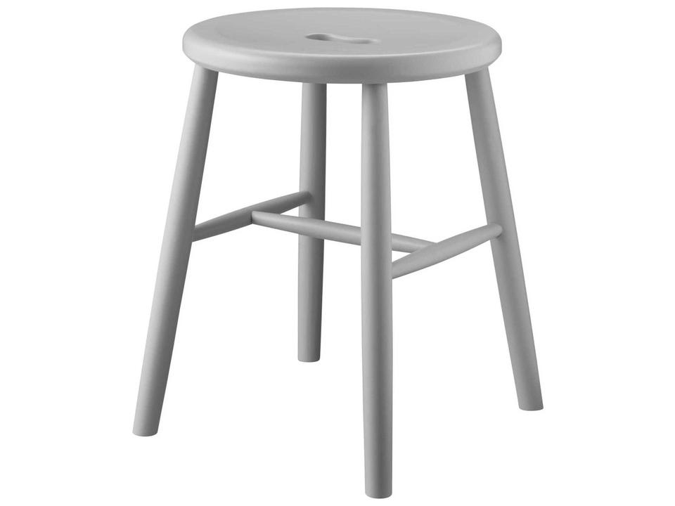 J27 Pebble Grey Accent Stool