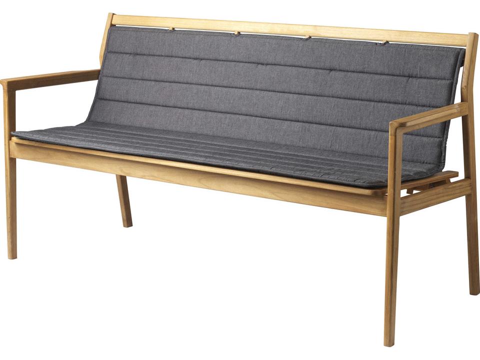 Sammen Dralon Acrylic Patio Cushion in Anthracite Grey