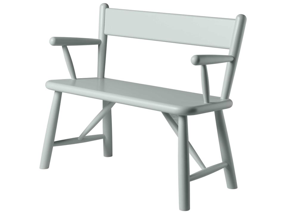 Children Blue Grey Accent Bench