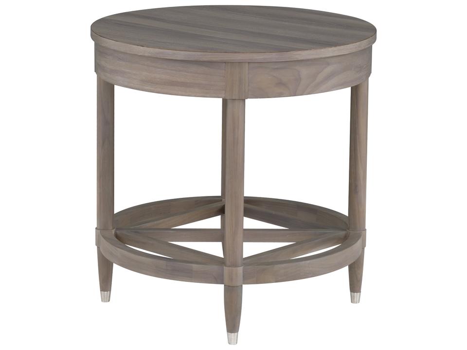 Freya Round End Table Wood Laminate