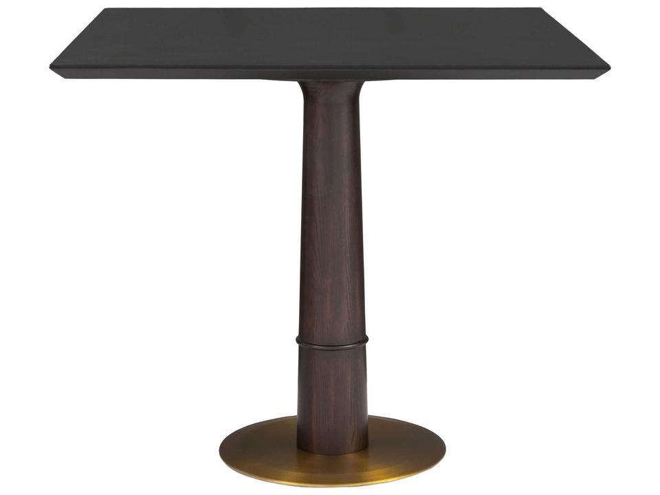 Westwood Square Wood Dining Table in Graphite Midnight