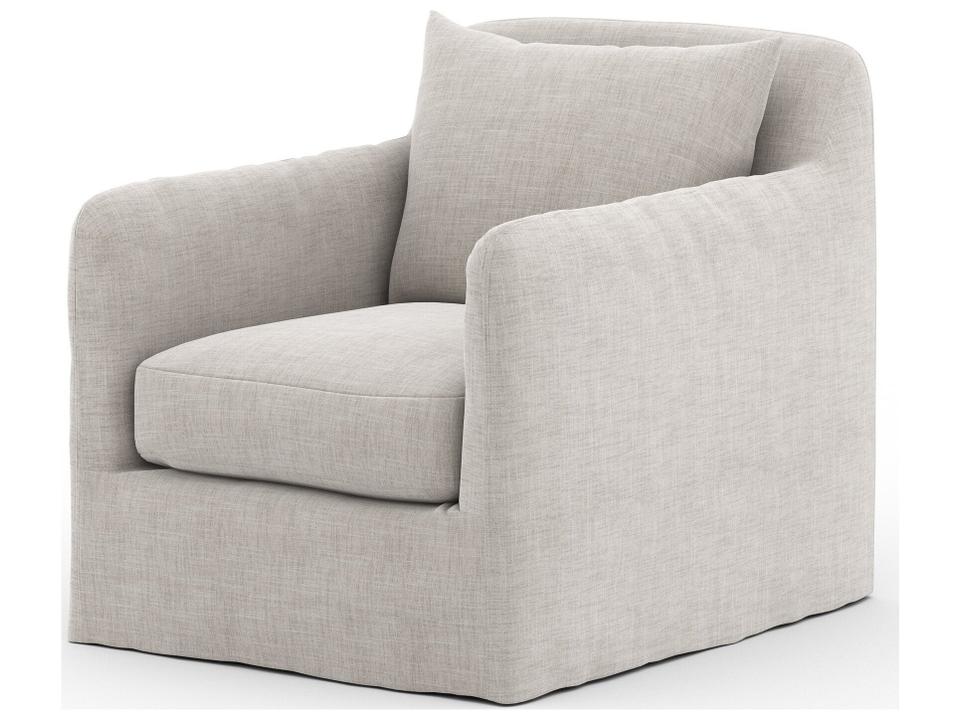 Dade Outdoor Swivel Chair Solano Stone Grey