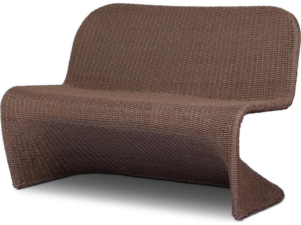 Portia Dining Bench 50" Tanned Weave