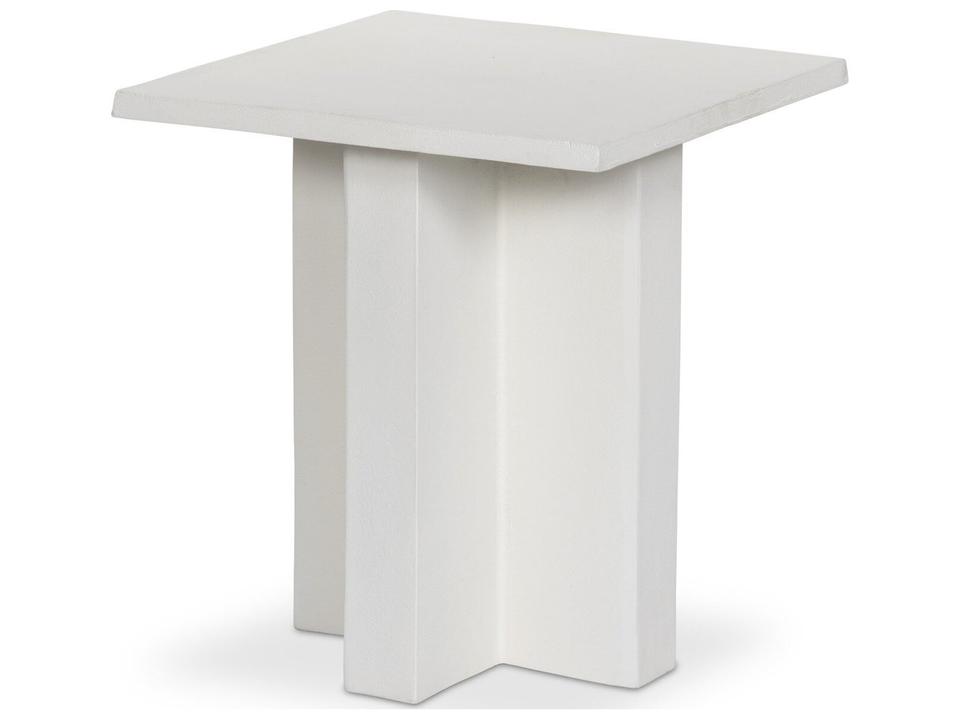 Marlow Cast Aluminum Square End Table