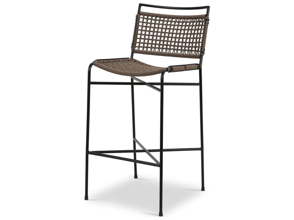 Wharton Stool Satin Black Bar