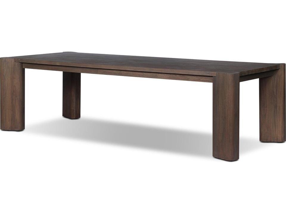 Soho Dining Table 106" Stained Saddle Brown
