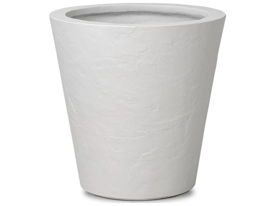 Thayer Suvi Planter in Textured White Concrete