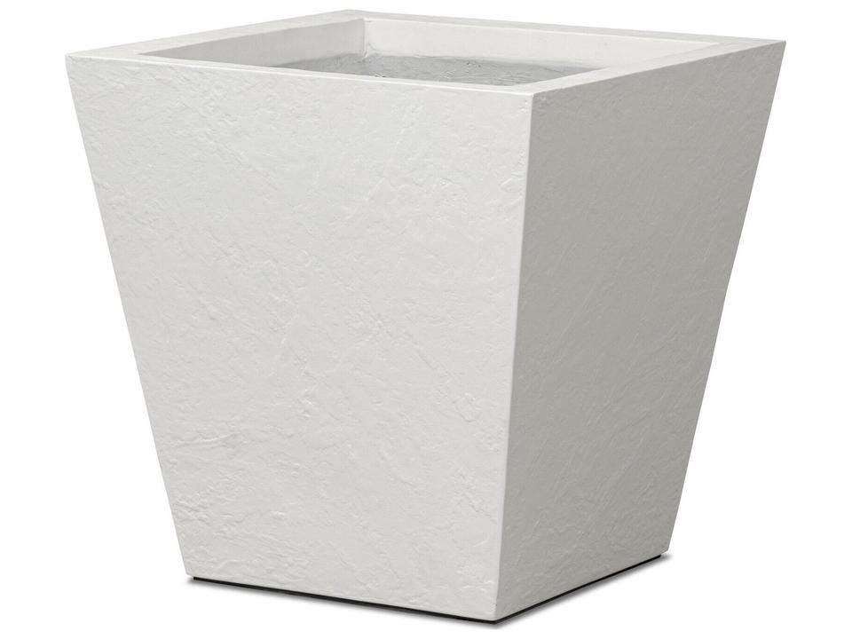 Koto Planter Medium Textured White Concrete