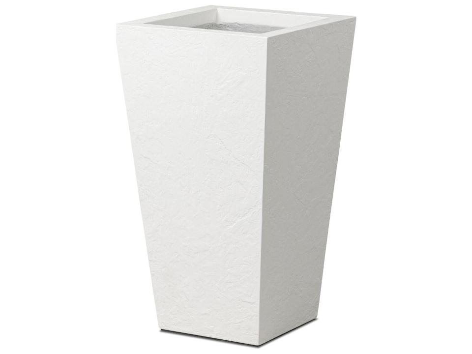 Koto Planter Tall Textured White Concrete