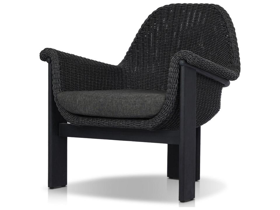 Santoro Chair Faux Black Hyacinth