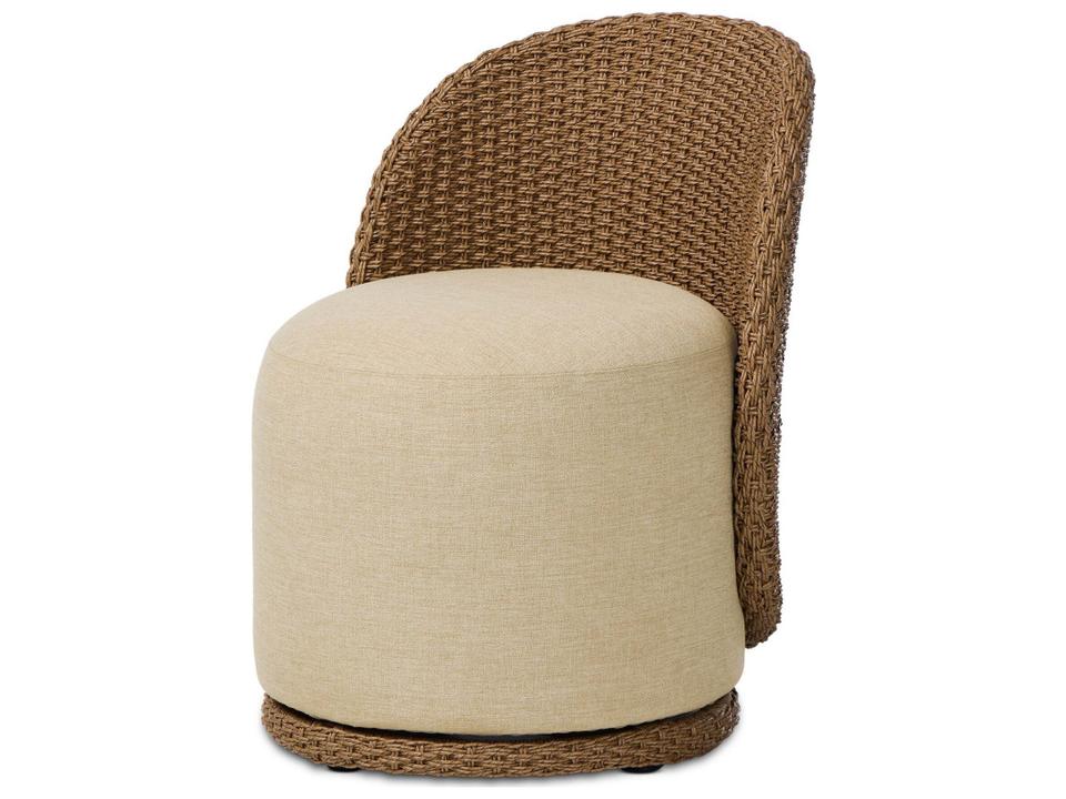 Quaid Woven Dining Chair Faux Dark Hyacinth