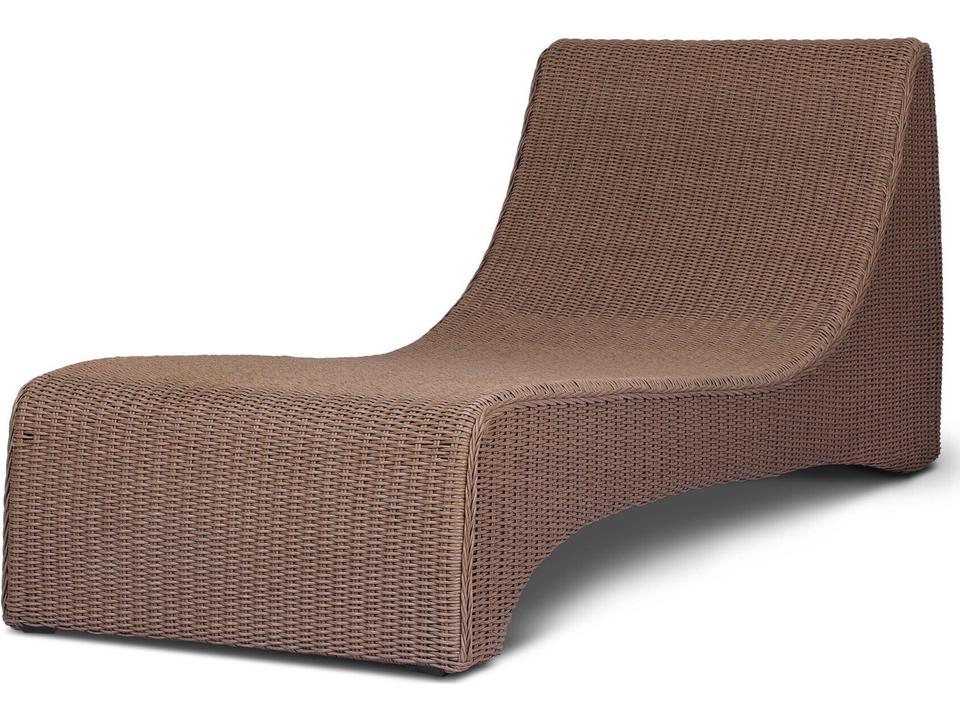Mazu Outdoor Chaise Tanned Weave