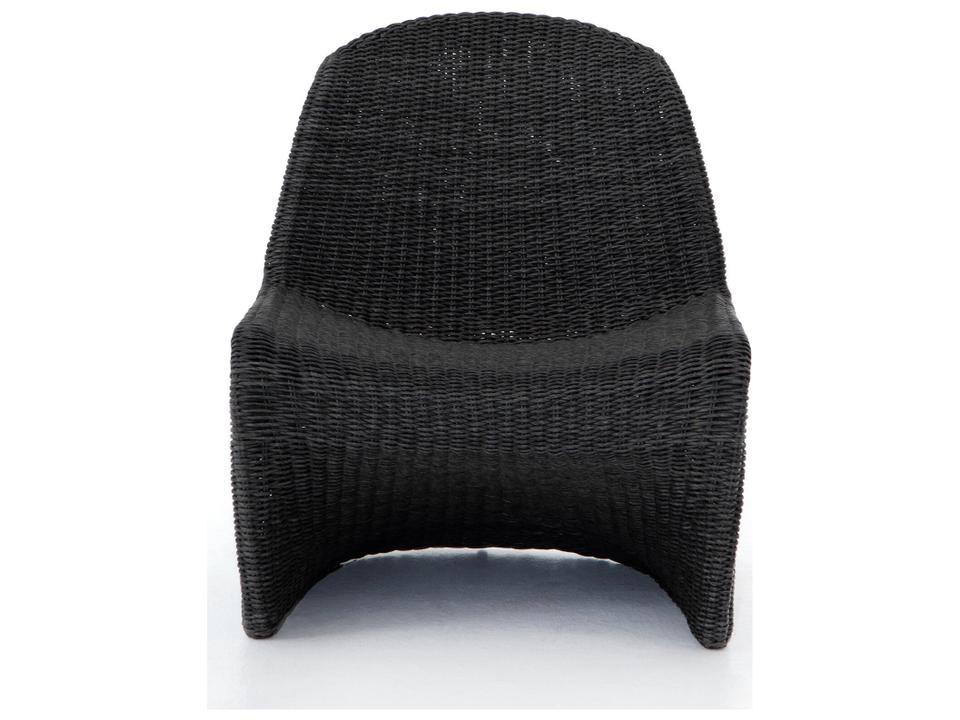 Four Hands Portia Outdoor Woven Accent Chair Vintage Coal