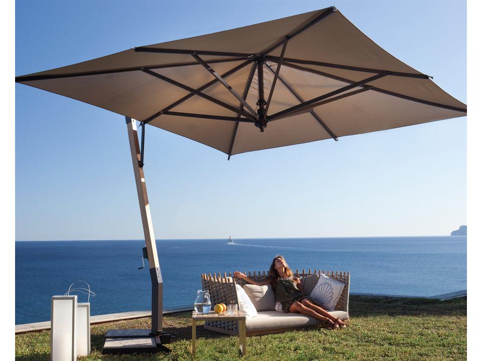 P-Series Cantilever Umbrella Large Square Commercial Grade