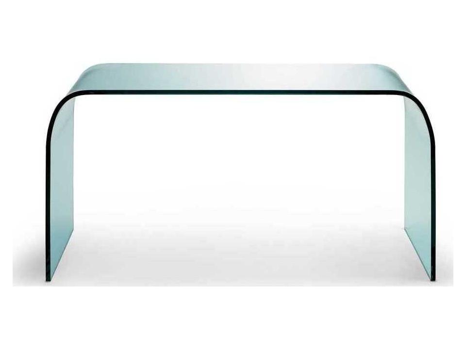 Rectangular Glass Transparent Coffee Table