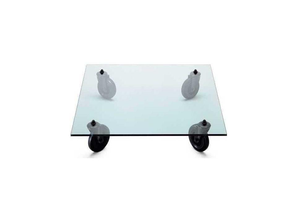 Tavolo Con Ruote Glass Coffee Table Iconic Italian Design