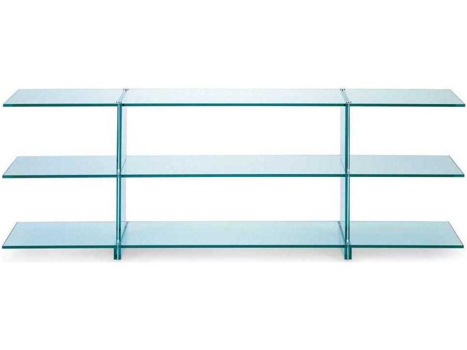 Teso Rectangular Float Glass Console Table by Renzo Piano