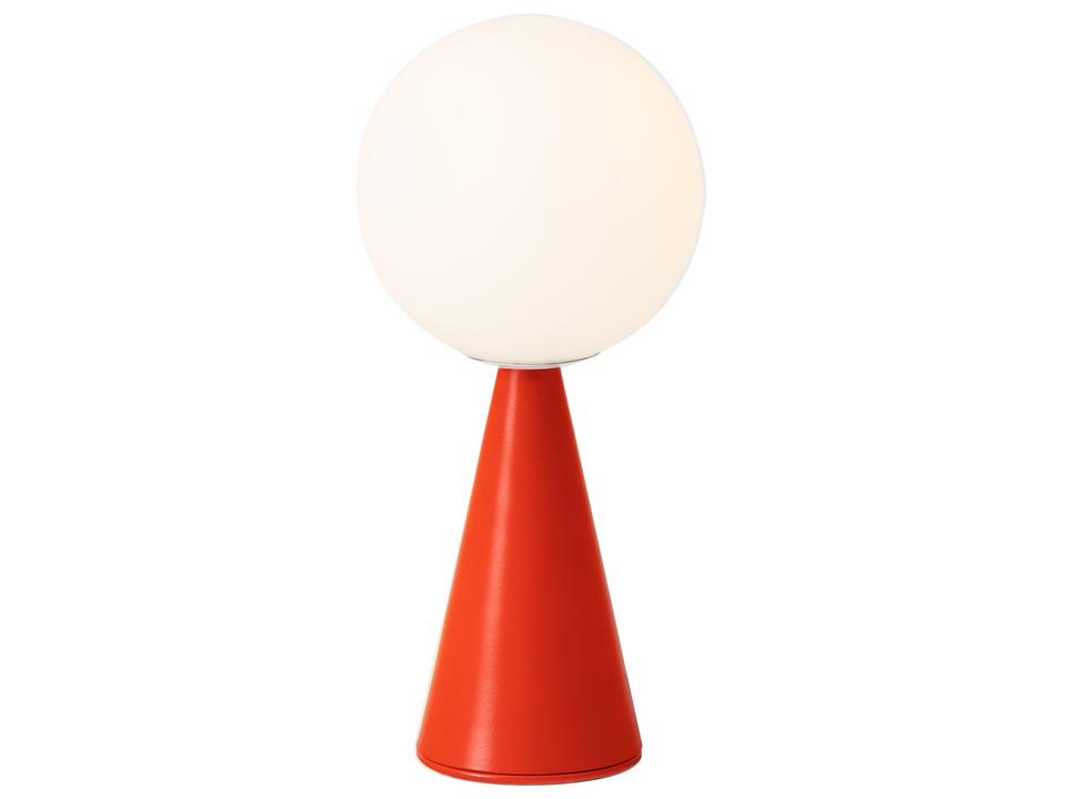 Bilia Red Glass LED Table Lamp