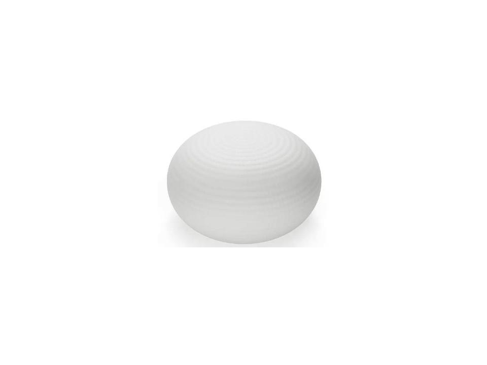 Bianca Medium Table Lamp in White Blown Glass