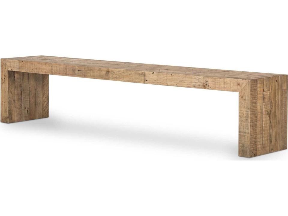Ruskin Solid Reclaimed Pine Accent Bench in Sierra Rustic Natural