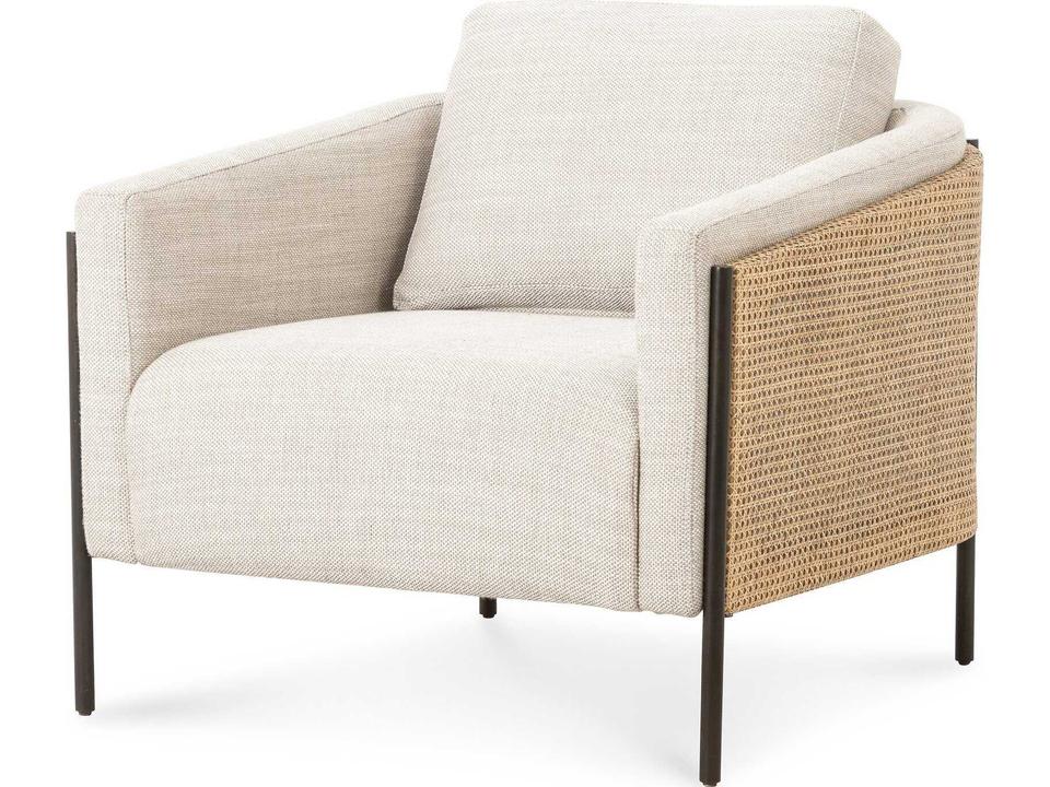 Kensington Jayda Accent Chair in Gable Taupe Performance Fabric