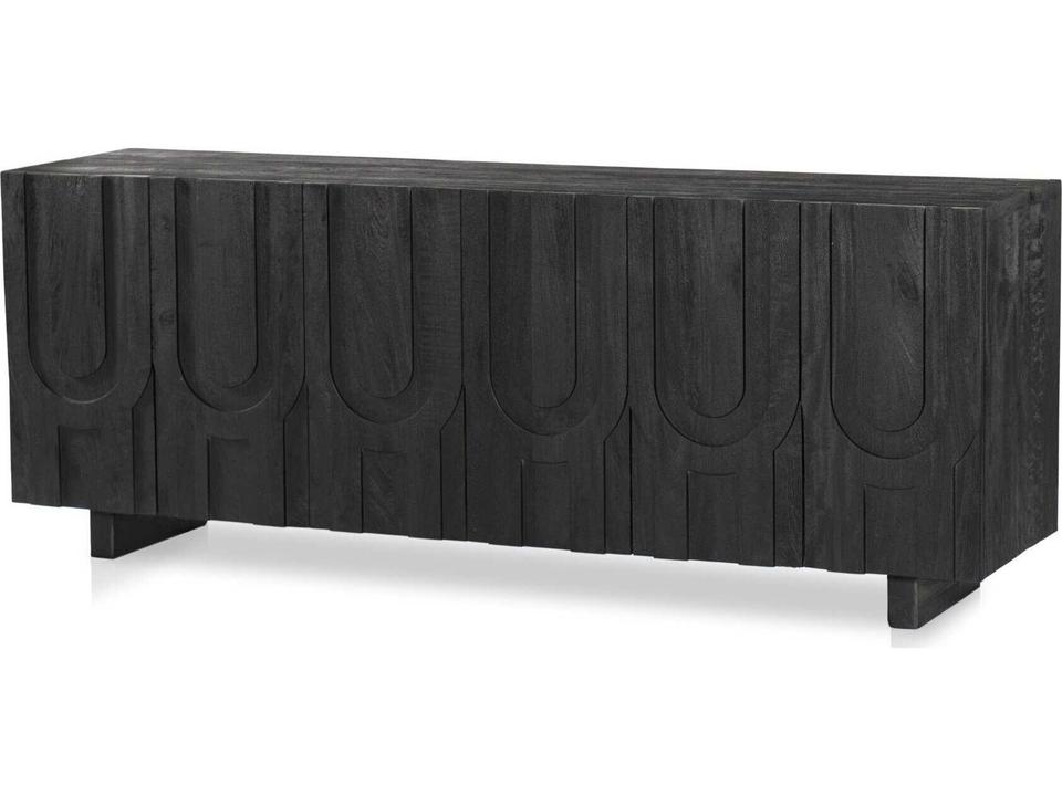 Rivka Media Console Dark Totem Reclaimed Wood
