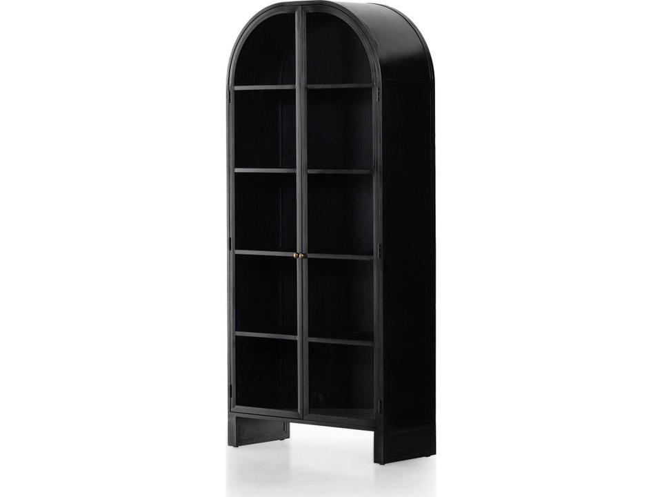 Breya Bolton Display Cabinet Black Iron