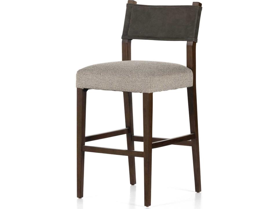 Berman Ferris Tulsa Ink Upholstered Bar Stool