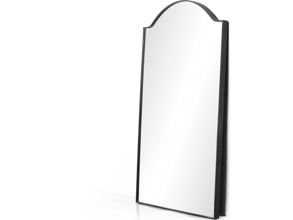 Asher Jacques Gunmetal Floor Mirror Large Modern Curvature