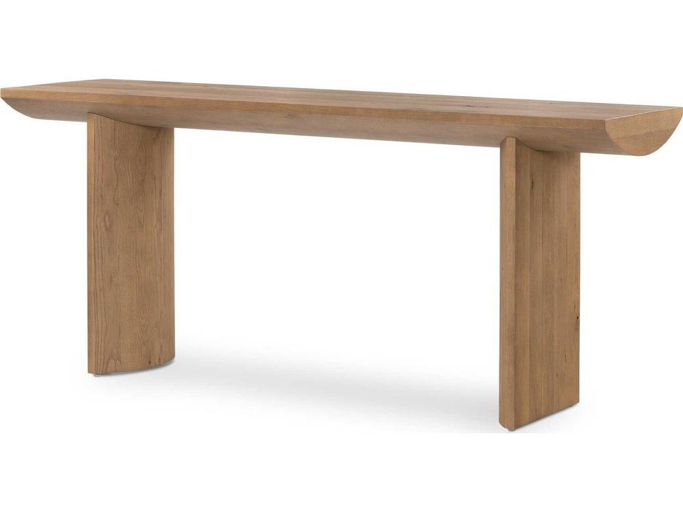 Barton Pickford Rectangular Wood Dusted Oak Console Table