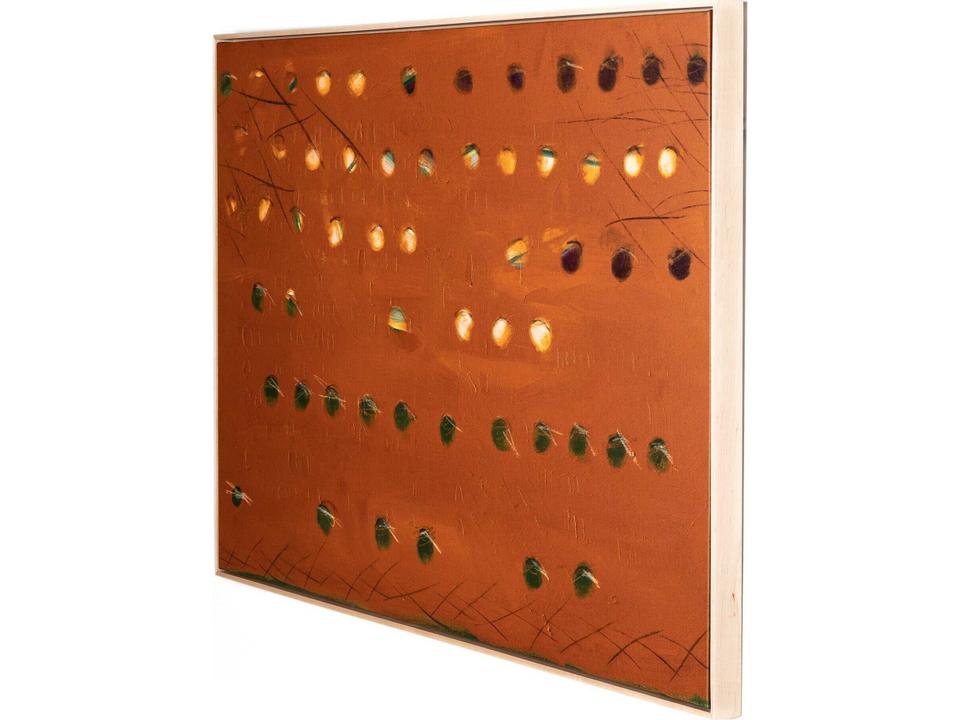 Art Studio X Spot Rust By Jamie Beckwith Wood Wall Art